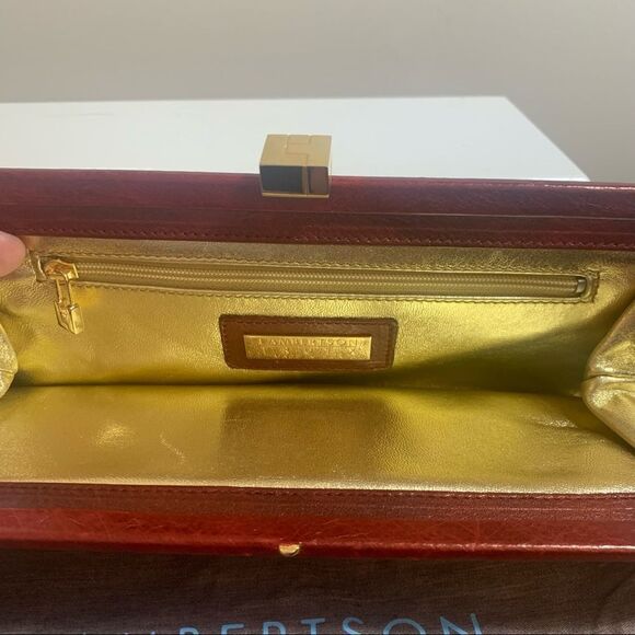 Lambertson Truex Satin Clutch - Red - Picture 4 of 10